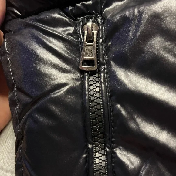 Moncler Shiny Black Puffer Jacket - Picture 4 of 8